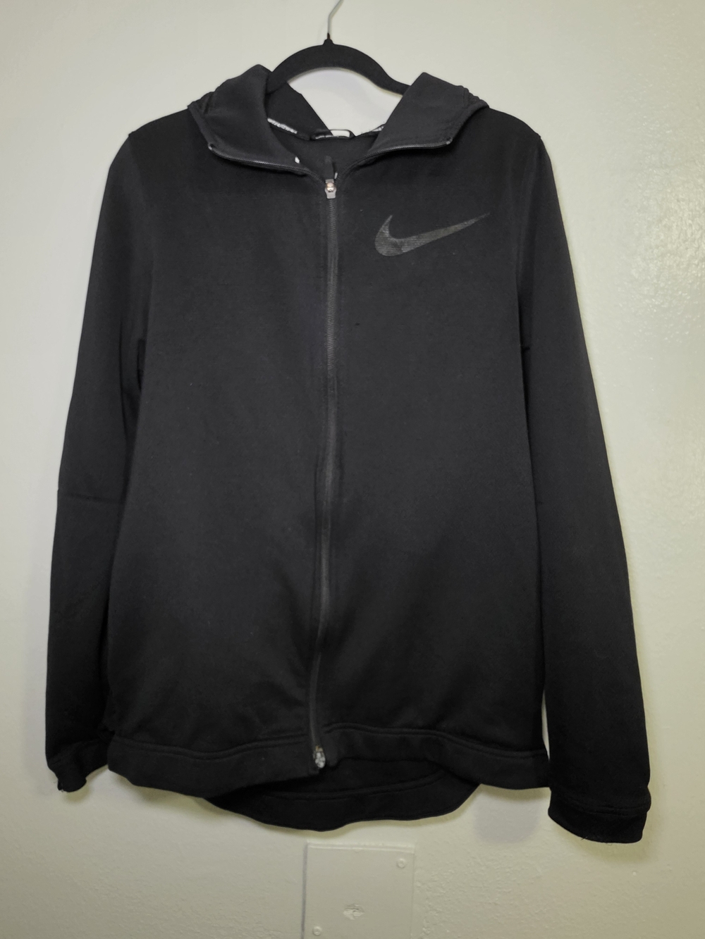 Nike Men's Black Full-Zip Hoodie Jacket